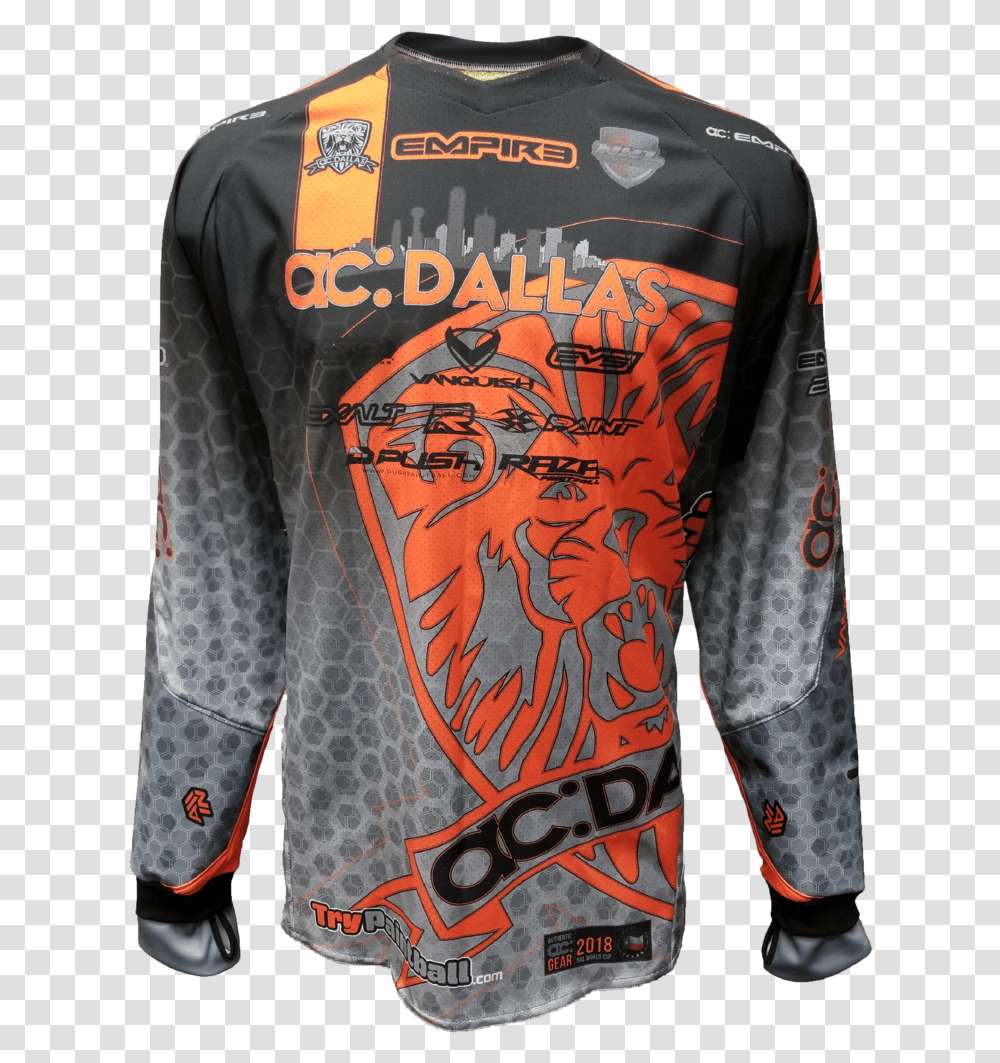 Ac Dallas World Cup 2018 Home Jersey Empire Paintball, Apparel, Sleeve, Long Sleeve Transparent Png