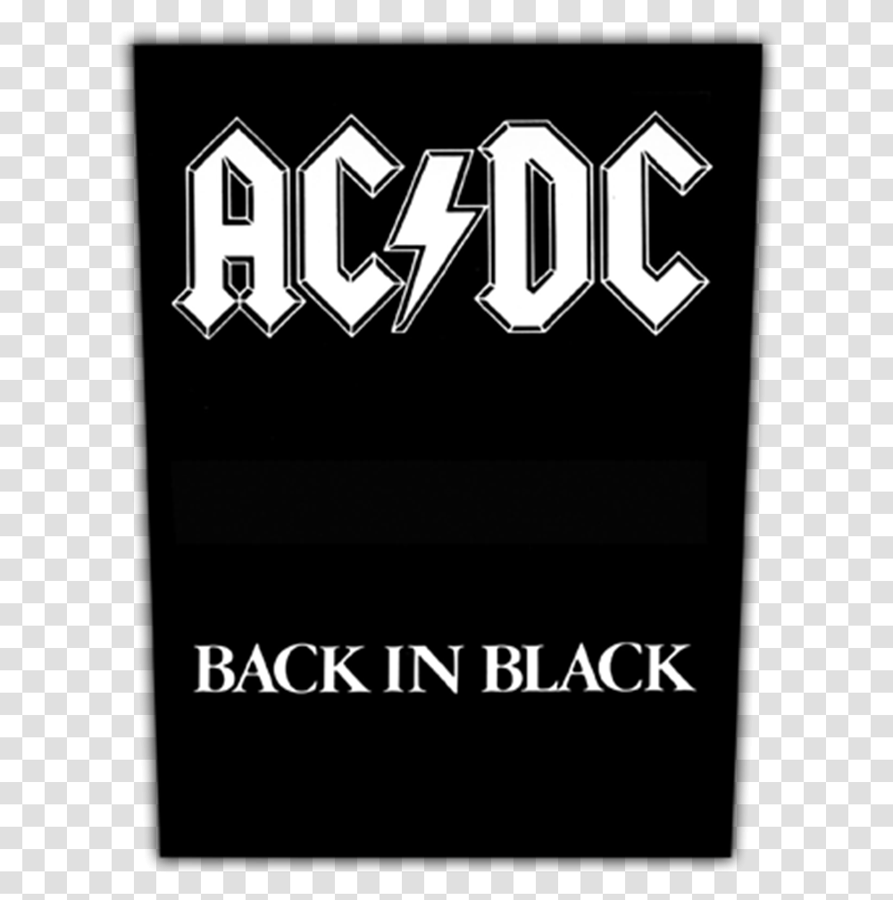 Ac Dc Back In Black, Paper, Poster, Advertisement Transparent Png