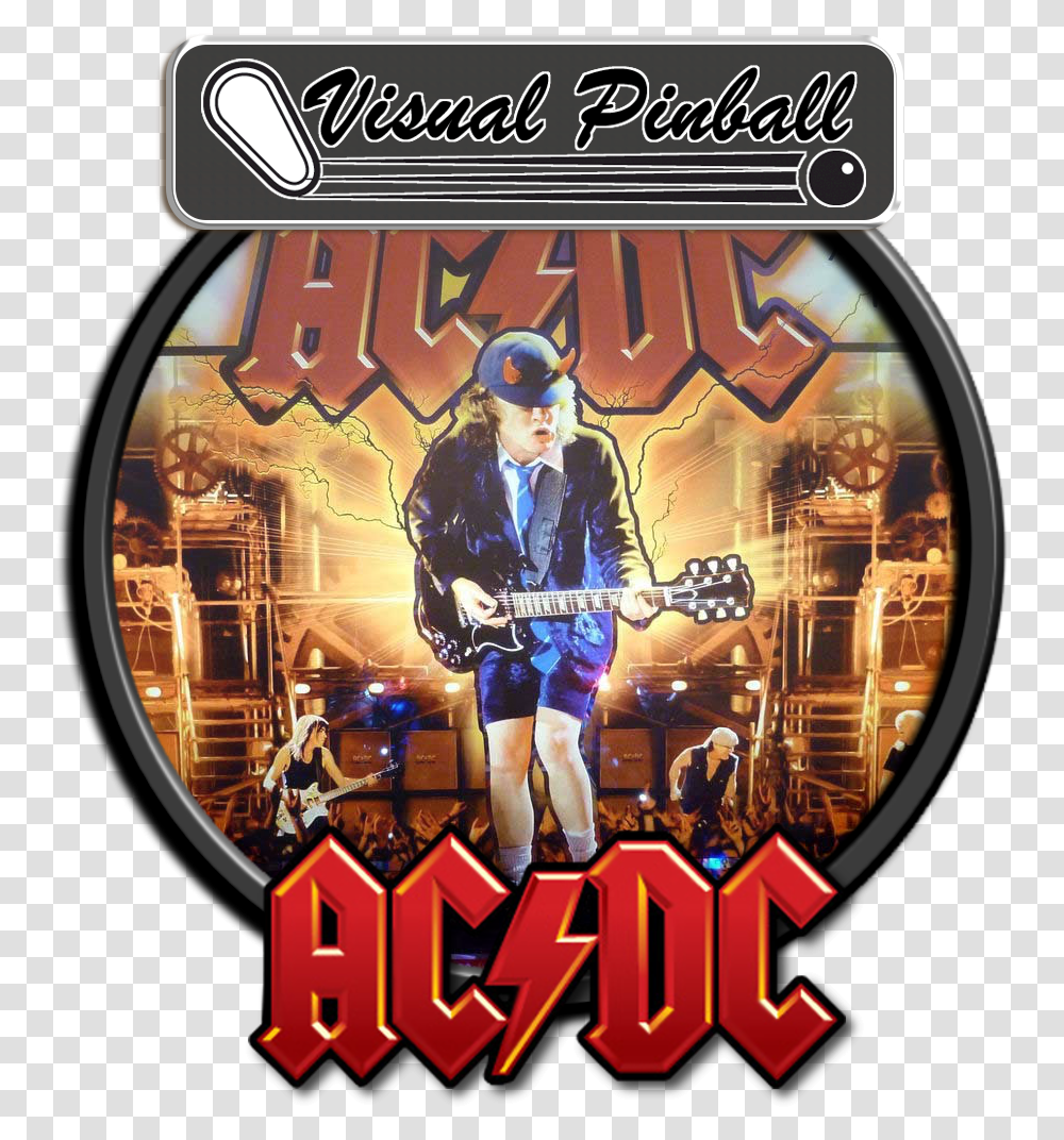 Ac Dc Let There Be Rock Le Pinball, Person, Guitar, Leisure Activities, Musical Instrument Transparent Png