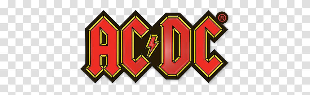 Ac Dc Logo Red Yellow, Number, Symbol, Text, Alphabet Transparent Png