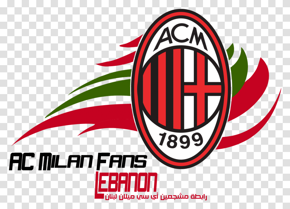 Ac Milan Leb Logo Logo Ac Milan, Advertisement, Poster, Flyer, Paper Transparent Png