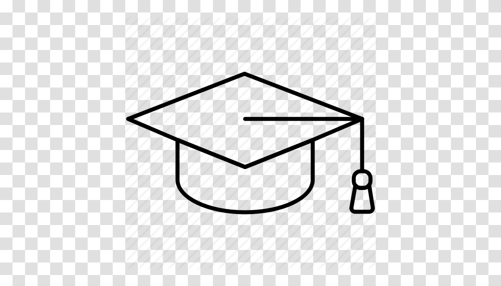 Academic Cap Education Graduation Hat Icon, Apparel Transparent Png