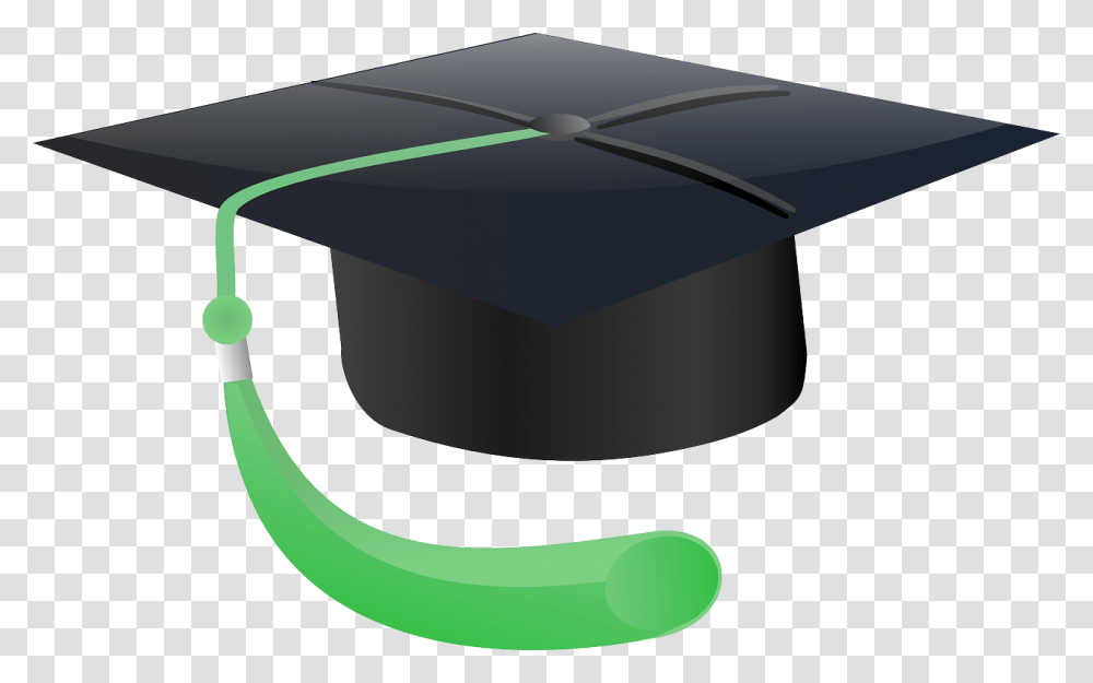 Academic Hat Background Blue And Orange Graduation Cap, Apparel, Student Transparent Png