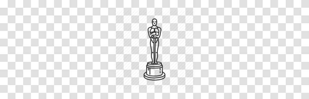 Academy Award Oscar Trophy Clipart, Sculpture, Statue, Advertisement Transparent Png
