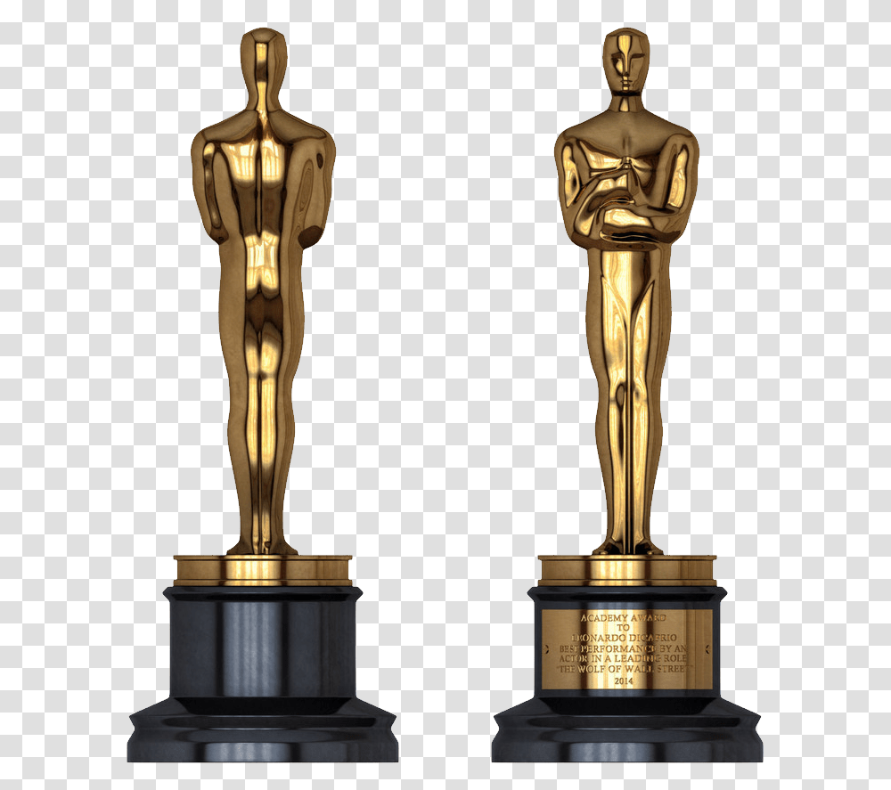Academy Awards The Oscars Oscar Award Background, Trophy, Gold Transparent Png