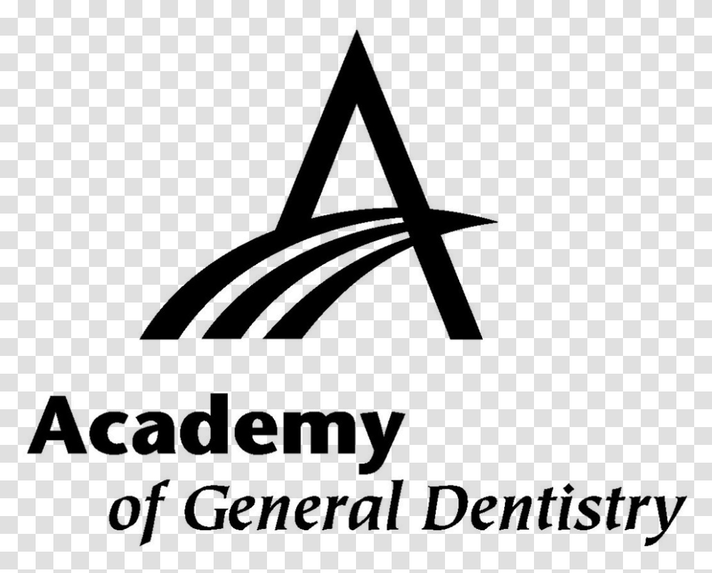 Academy Of General Dentistry Logo, Triangle, Star Symbol, Trademark Transparent Png
