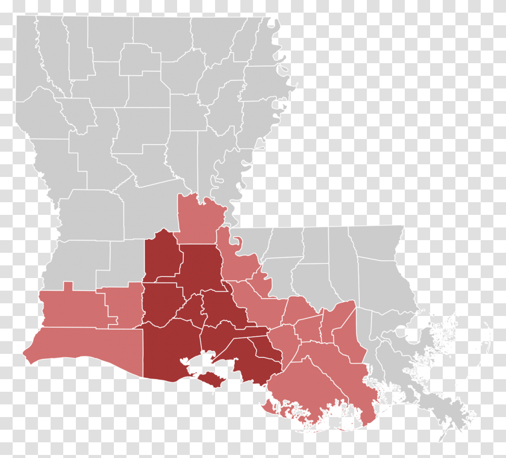 Acadiana Louisiana, Map, Diagram, Plot, Atlas Transparent Png