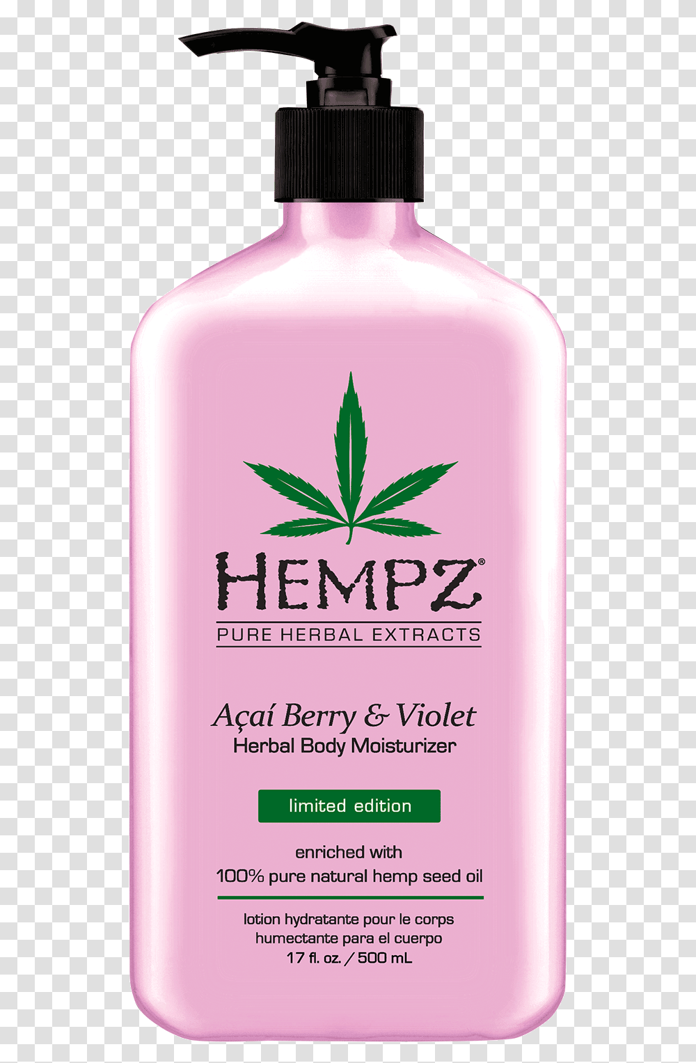Acai Berry And Violet Moisturizer Hempz Lotion Age Defying, Plant, Mobile Phone, Electronics, Bottle Transparent Png