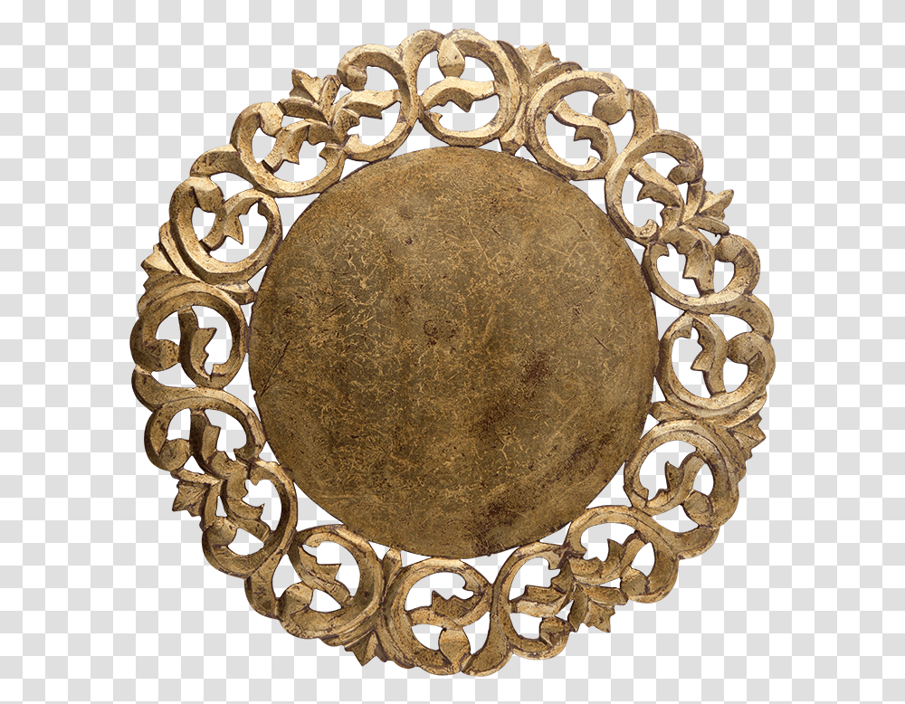 Acanthus Gold Theoni Collection Mirror, Bronze, Bracelet, Jewelry, Accessories Transparent Png