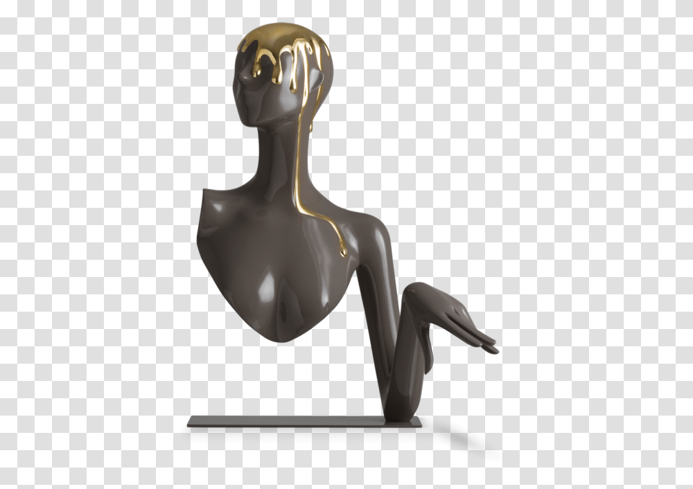 Acc Buste03 Golddrip Bronze Sculpture, Skeleton, Alien, Hip Transparent Png