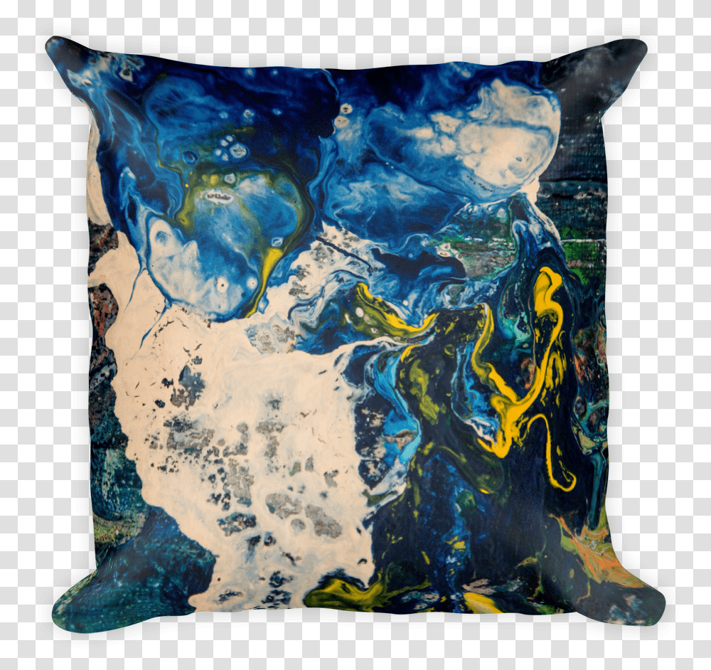 Accent Pillow With Stuffing Decorative, Painting, Art, Soil, Cushion Transparent Png