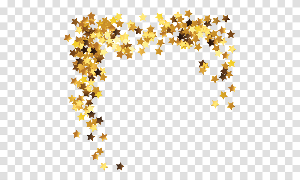 Accent Star Golden Stars Background, Leaf, Plant, Star Symbol Transparent Png
