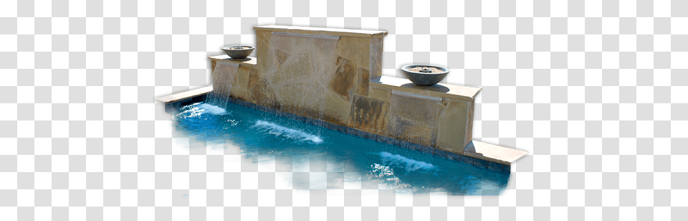 Accent The Atmosphere Serenity Of Pool Fountain, Water, Jacuzzi, Tub, Hot Tub Transparent Png