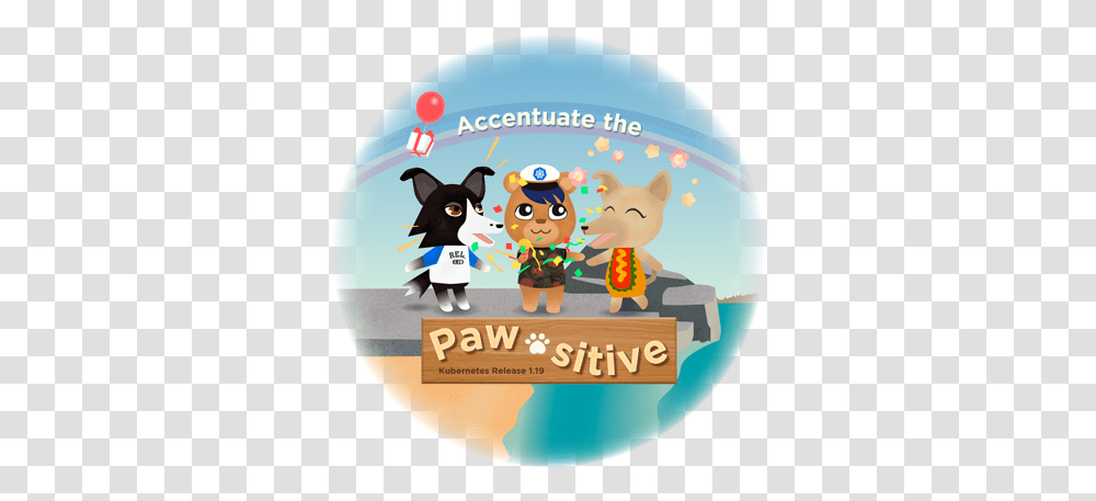 Accentuate The Paw Kubernetes Release Logo, Disk, Dvd, Mammal, Animal Transparent Png
