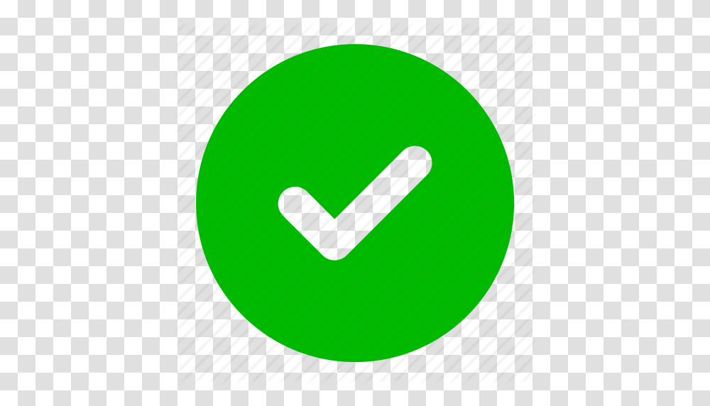 Accept Check Green Ok Success Tick Yes Icon, Sign, Road Sign Transparent Png