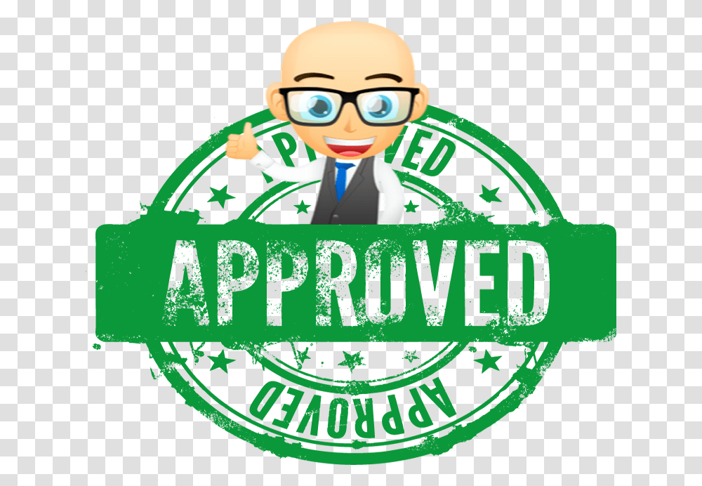 Accepted Stamp, Person, Sunglasses, Worker, Drawing Transparent Png