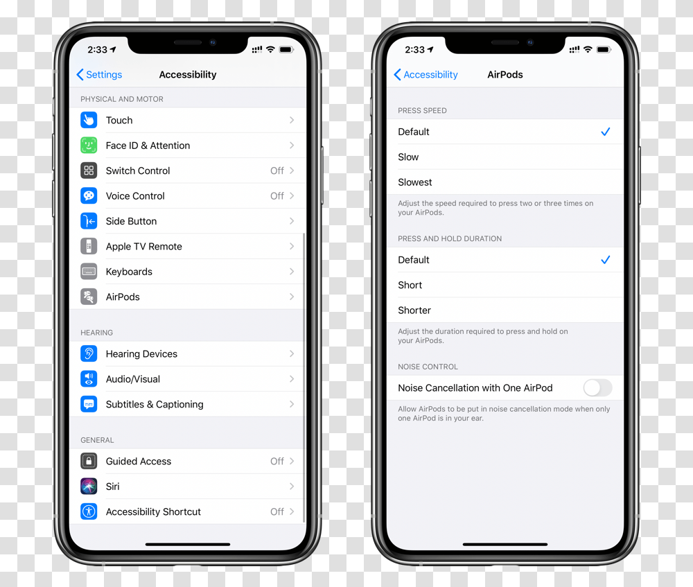 Access Airpods Pro Hidden Menu In Ios Ipados Ios 13.1 3 For Iphone, Mobile Phone, Electronics, Cell Phone Transparent Png