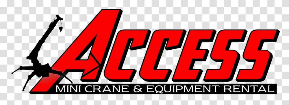 Access Mini Crane Carmine, Logo, Word Transparent Png