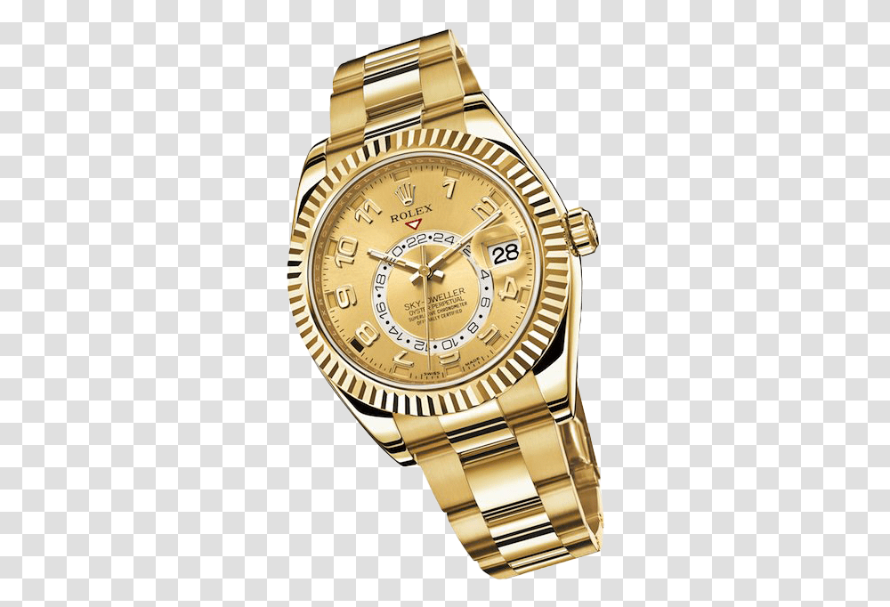 Accessories Images Gold Rolex Watch, Wristwatch, Clock Tower, Architecture, Building Transparent Png