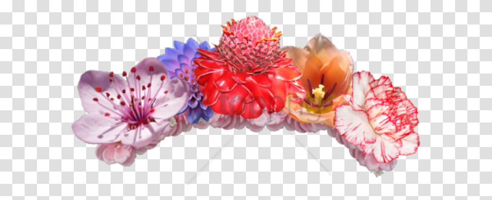 Accessoryfashion Accessoryartificial Flowers Background Flower Crown, Plant, Dahlia, Blossom, Petal Transparent Png