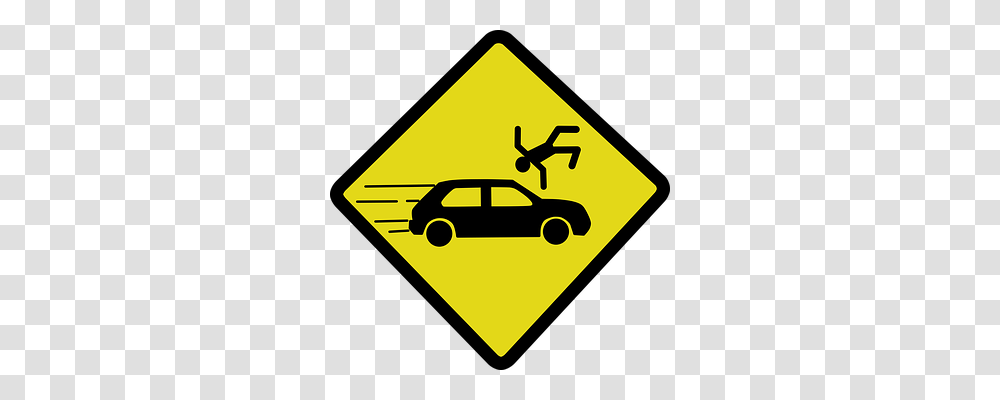 Accident Transport, Road Sign, Car Transparent Png