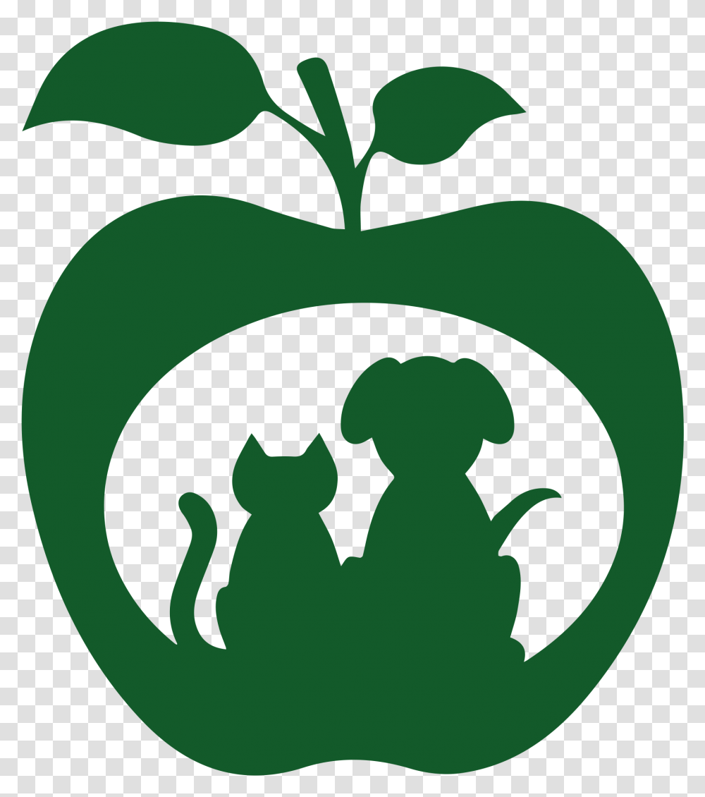 Accommodation Clipart Logo Apple Tree, Green, Recycling Symbol, Painting Transparent Png