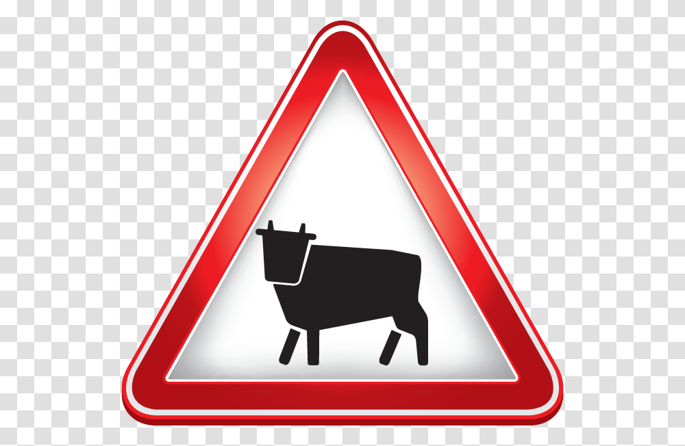 Accompanied Horses And Ponies Sign, Road Sign, Triangle, Stopsign Transparent Png