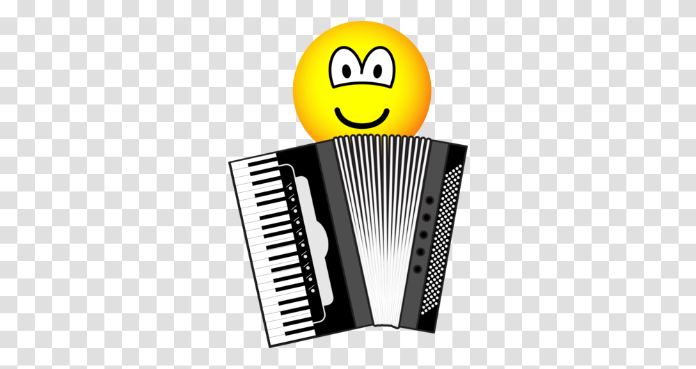 Accordion Playing Emoticon Moji Emoticon Smiley, Musical Instrument Transparent Png