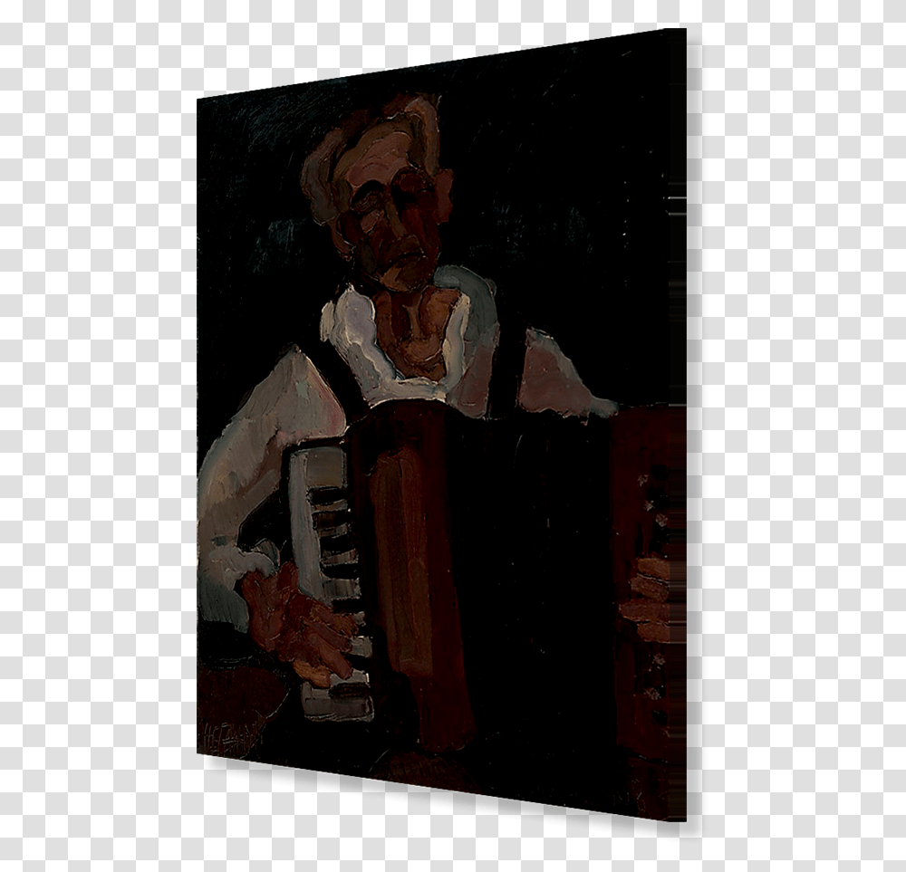 Accordionist, Painting Transparent Png