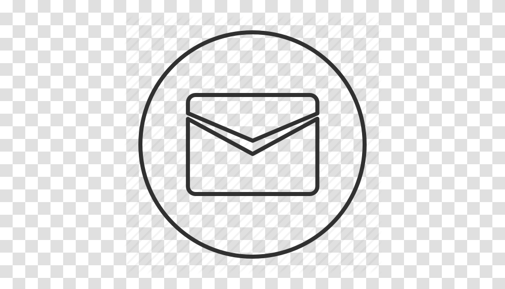 Account Email Grey Mail Round Icon, Envelope Transparent Png