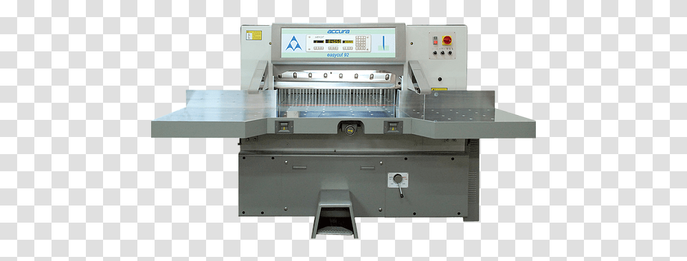 Accura Easycut Guillotine Control Panel, Machine, Lathe Transparent Png