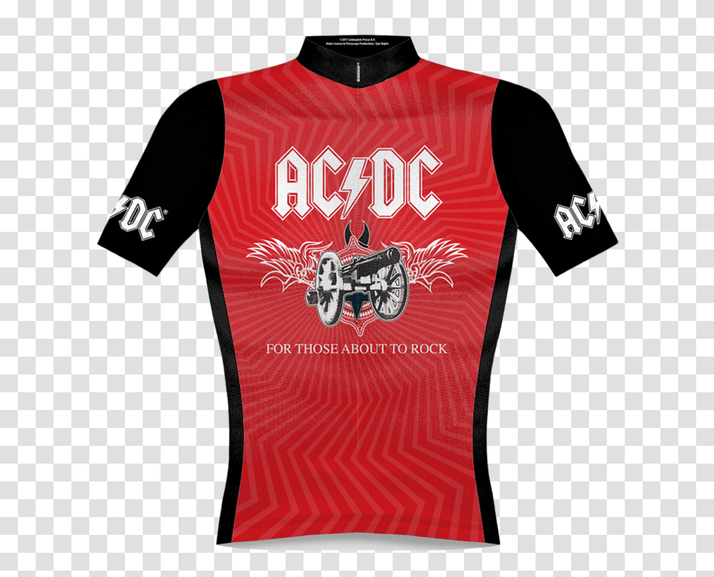 Acdc For Those About To Rock Men's Helix Cycling Jersey Primal Wear Acdc, Apparel, Shirt, Sleeve Transparent Png