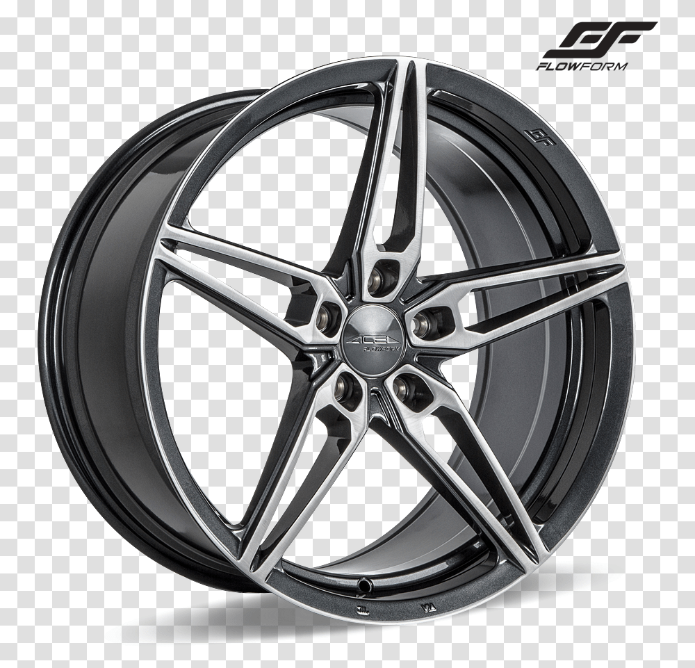 Ace Alloy Wheels Aff01 Flow Form Wheels For Genesis 418 Wraith, Machine, Tire, Car Wheel, Spoke Transparent Png