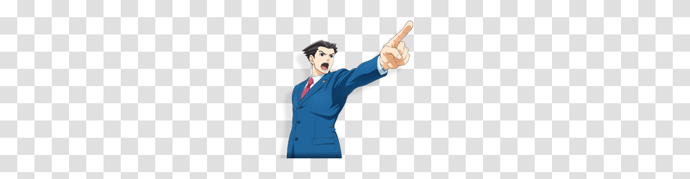 Ace Attorney Clipart, Person, Sleeve, Performer Transparent Png