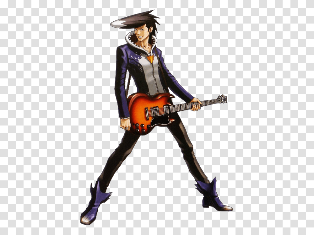 Ace Attorney Daryan Crescend, Person, Human, Guitar, Leisure Activities Transparent Png