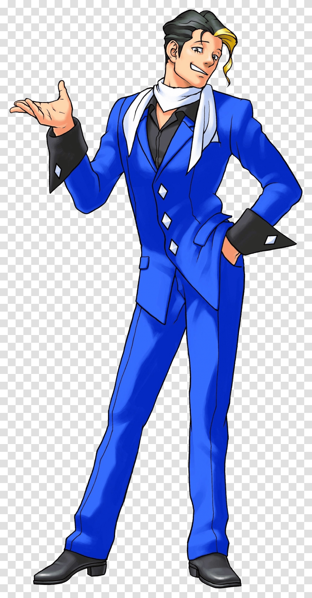 Ace Attorney Hd Phoenix Wright Artwork, Person, Suit, Overcoat Transparent Png