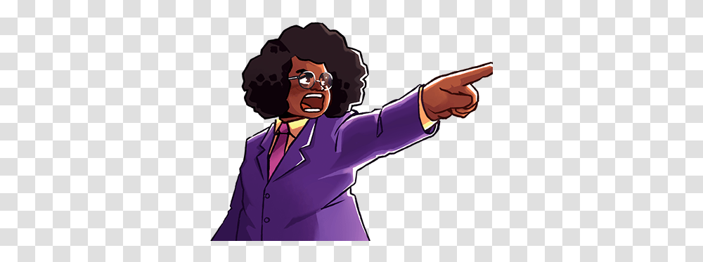 Ace Attorney Projects Photos Videos Logos Illustrations Curly, Hair, Person, Human, Hand Transparent Png