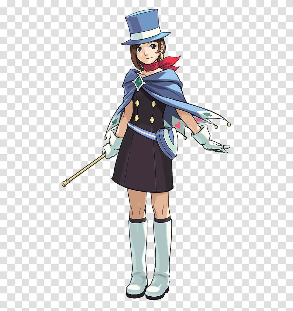 Ace Attorney Trucy Wright, Hat, Apparel, Manga Transparent Png