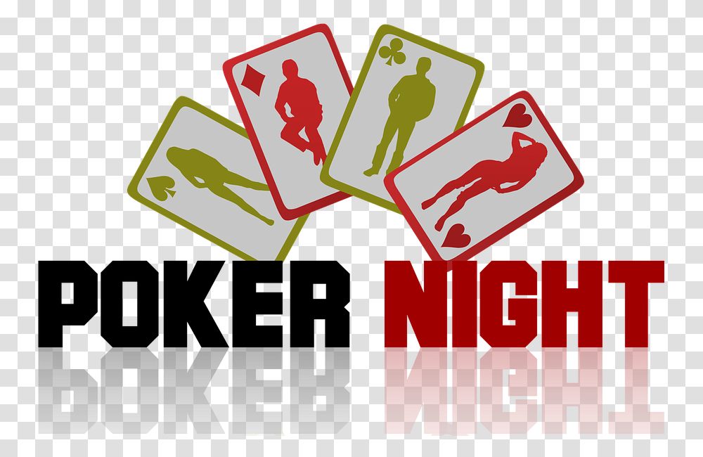 Ace Card Clipart Poker Night Logo Game Poker Poker Night Clip Art, Label, Text, Alphabet, Word Transparent Png
