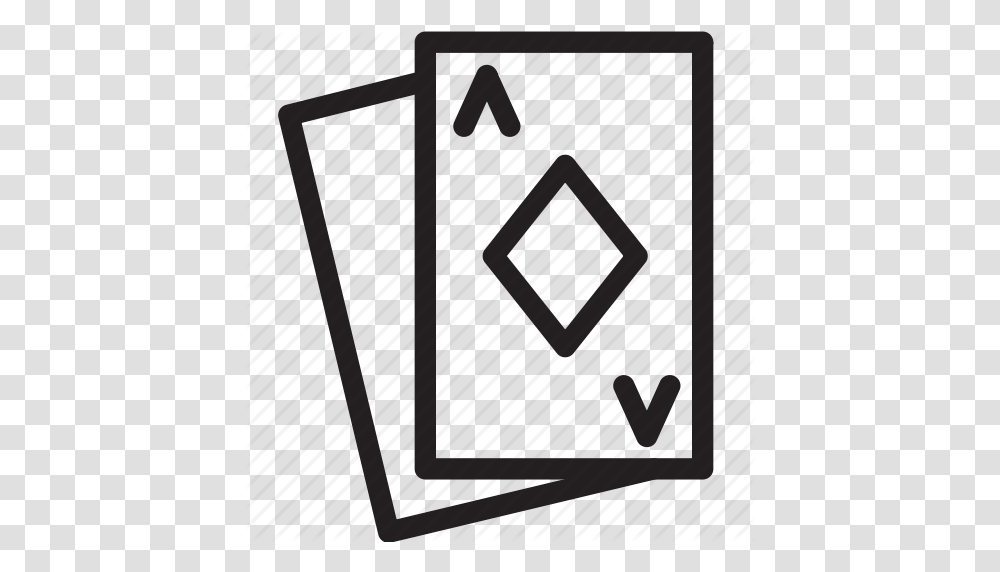 Ace Cards Game Play Playing Poker Spades Icon, Brick, Plan, Plot Transparent Png