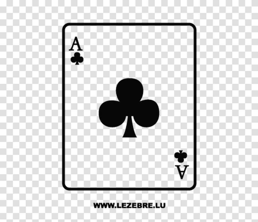 Ace Of Clubs Card Decal, Electronics Transparent Png