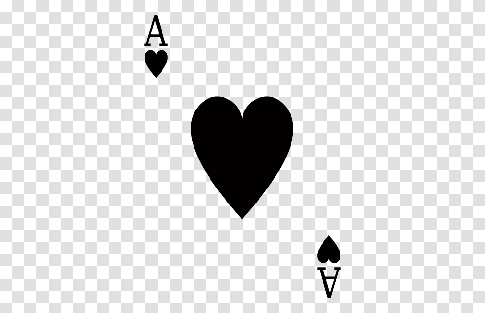 Ace Of Hearts Black Ace Of Heart, Gray, Plectrum Transparent Png