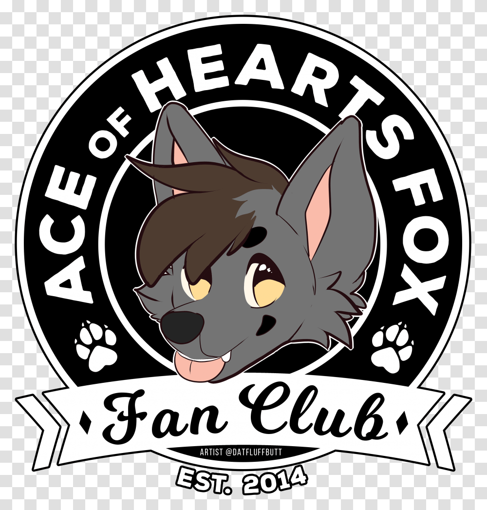 Ace Of Hearts Fox Copy, Label, Logo Transparent Png