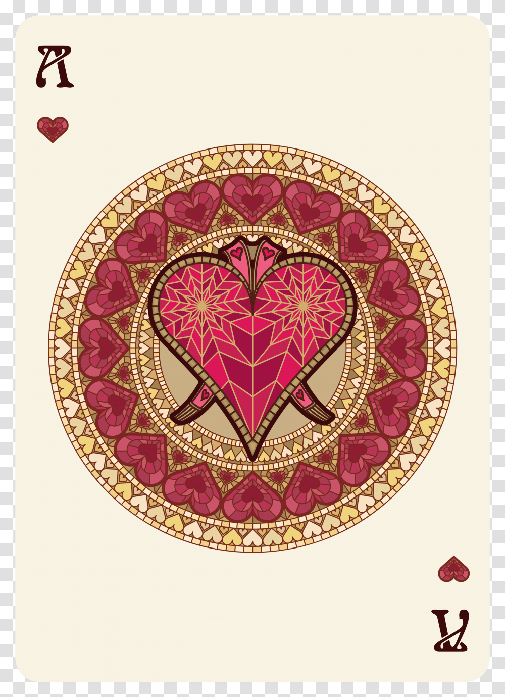 Ace Of Hearts, Rug, Pattern, Patchwork Transparent Png