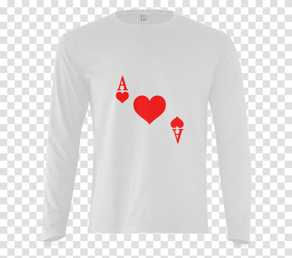 Ace Of Hearts, Sleeve, Apparel, Long Sleeve Transparent Png