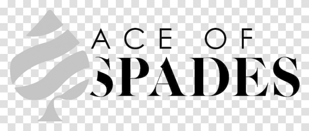 Ace Of Spades Apparel, Text, Alphabet, Number, Symbol Transparent Png