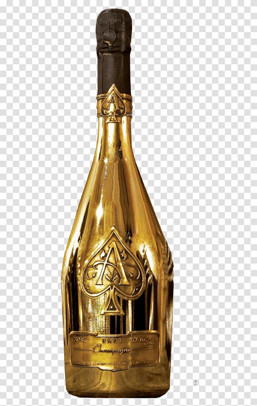 Ace Of Spades, Bottle, Cosmetics, Perfume, Gold Transparent Png