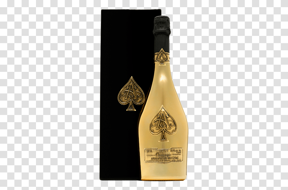 Ace Of Spades Champagne, Bottle, Gold, Beverage, Drink Transparent Png