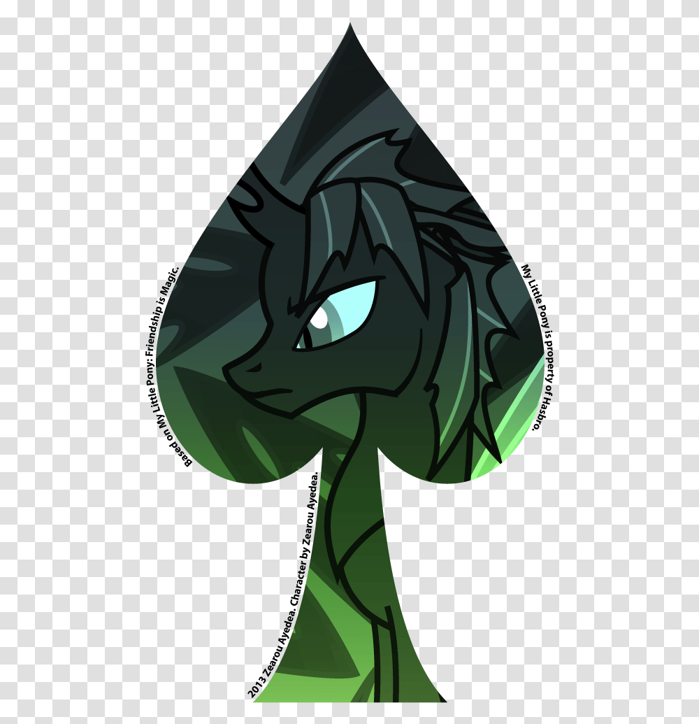 Ace Of Spades, Green, Dragon, Painting Transparent Png