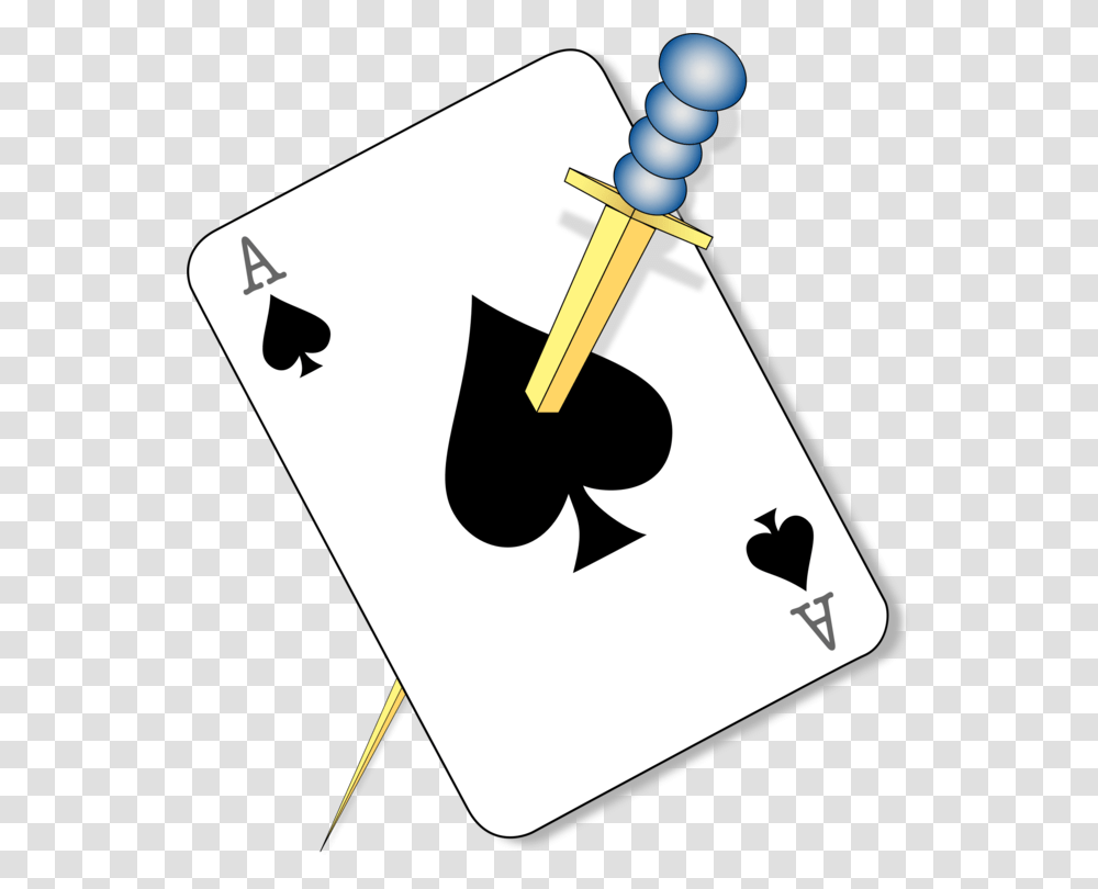 Ace Of Spades Playing Card Air Refueling Squadron Free, Triangle, Game, Injection Transparent Png